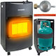 Kaminer Gas Heater 4200W Black