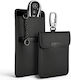 Car Key Cover Case made of for Universal in Black Color