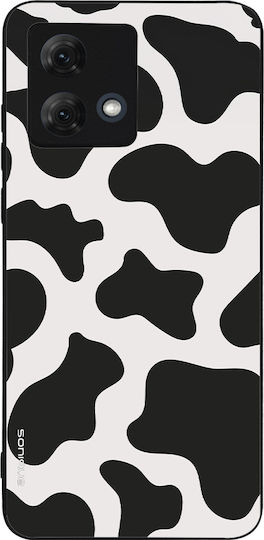 Калъф Sonique Animal Print Series Motorla Moto G84 5g Крава 01