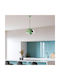 Megapap Neptun Κρεμαστό Φωτιστικό Πράσινο με Ντουί E27 30x30x70εκ.