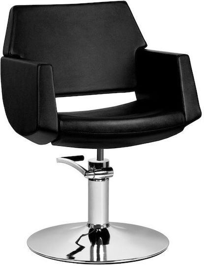 Salon Tech Ηairdresser Chair with Adjustable Height Black