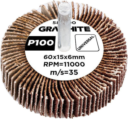 Flap Disc 60 X 15 X 6 Mm P100