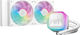 Deepcool LP240 AIO CPU Liquid Cooling with 2 120mm Fans and RGB Lighting White