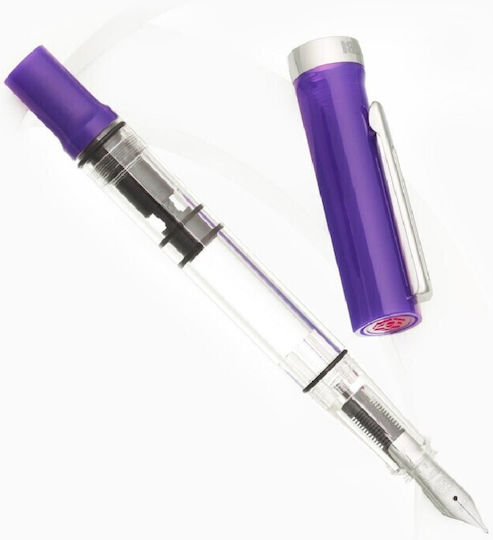 Twsbi Eco-t Calligraphy Pen Medium with Red Ink