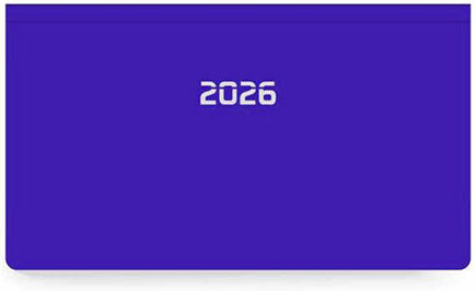 Innostat Ημερήσια Ατζέντα 2026 Navy Μπλε 8.5x17εκ.