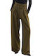 Damen Stoff Hose Grün
