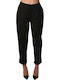 Women's Fabric Trousers Black