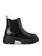 Damen Chelsea Stiefeletten Schwarz