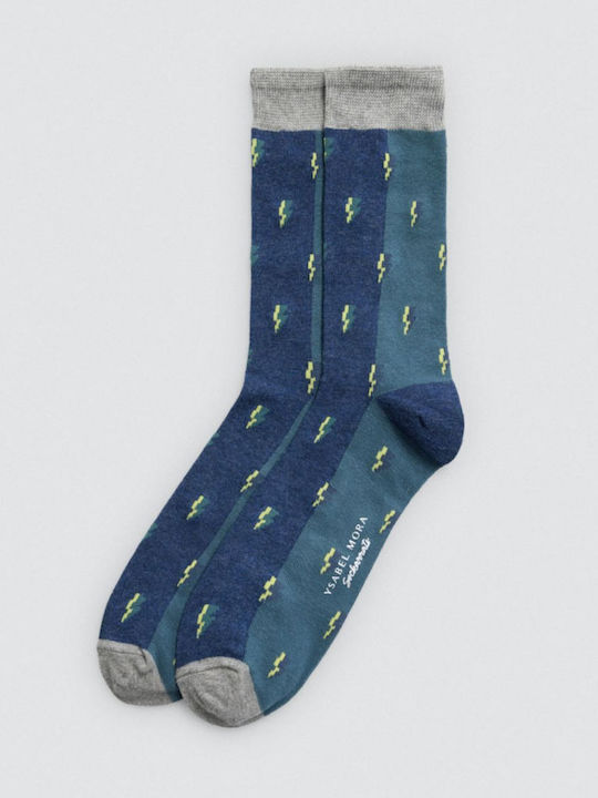 Ysabel Men's Socks Blue