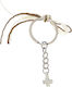 Bellissimo Amulet De Botez Breloc Alb 50 Buc M-227