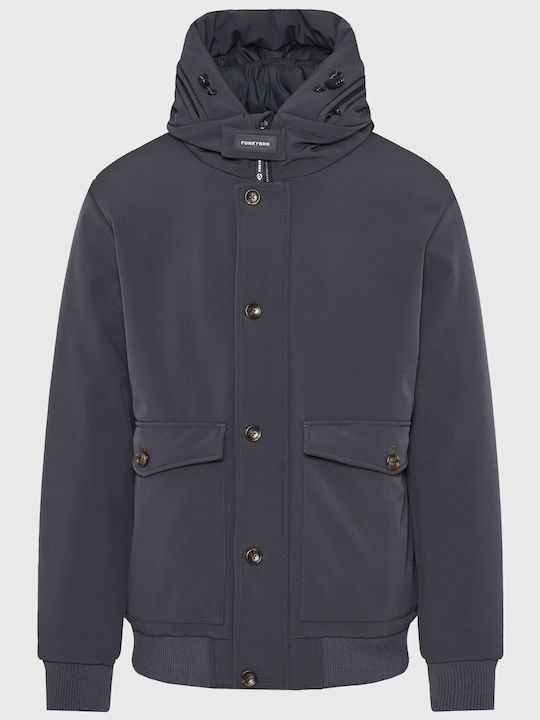 Funky Buddha Μπουφάν Bomber Γκρι