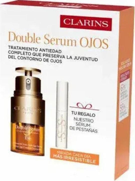 Clarins Double Serum Ojos Hautpflegeset für Anti-Aging 2Stück