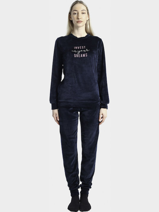 Dreams by Joyce Winter Women's Pyjama Set Blue