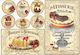 Stamperia Decoupage Rice Paper 48x33cm Patisserie