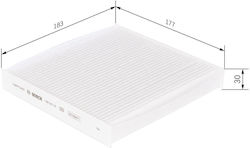 Bosch Cabin Air Filter 1 987 432 115 Bosch Cabin Air Filter 1 987 432 115