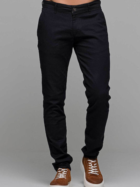 Ben Tailor Παντελόνι Chino Ελαστικό Σκούρο Μπλε