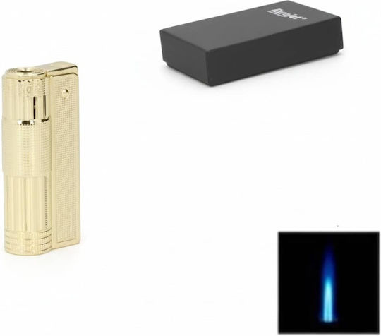 EuroJet Lighter Flame Windproof with Jet Flame in Gold color