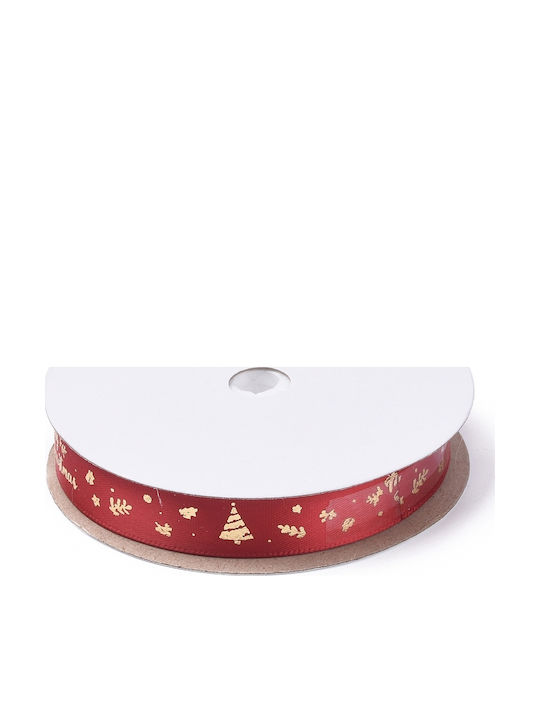 "merry Christmas" Christmas Ribbon Red 1900x2.8cm 1pc