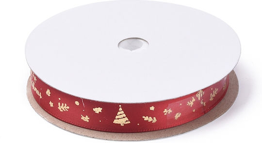"merry Christmas" Christmas Ribbon Red 1900x2.8cm 1pc