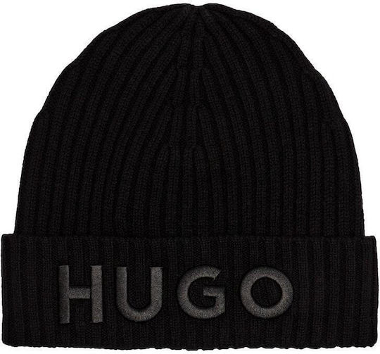 Beanie Unisex Beanie Knitted in Black color