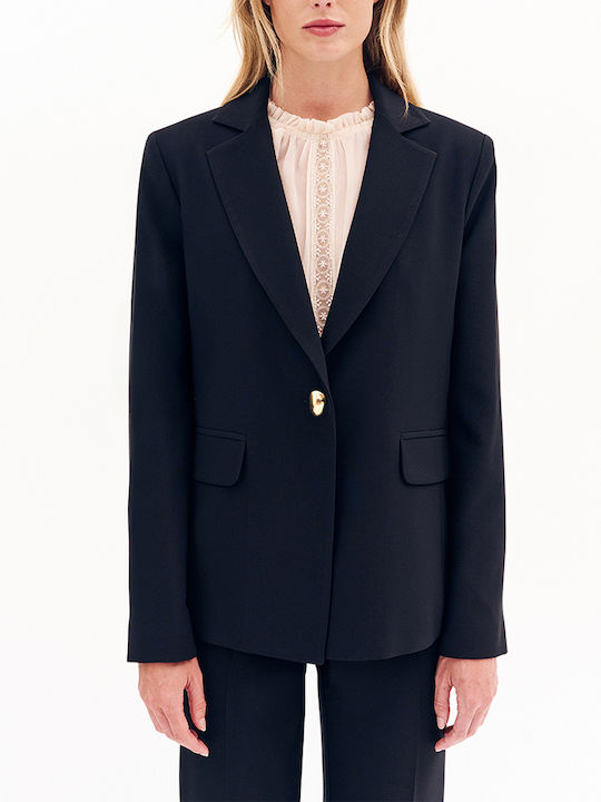 Forel Damen Blazer Schwarz