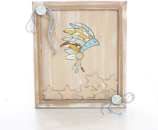 Indian Baptism Wishes Frame KORN-1031