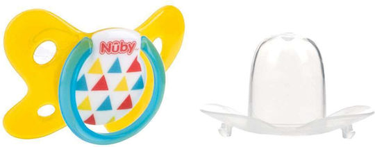 Nuby Suzeta Silicon Galben pentru 0-6 luni