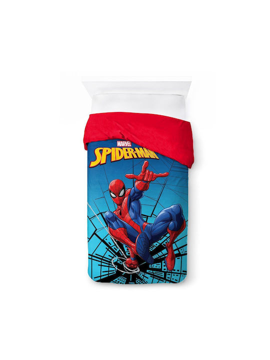 Marvel Παιδικό Κουβερτοπάπλωμα Μονό Τιρκουάζ 160x250εκ.