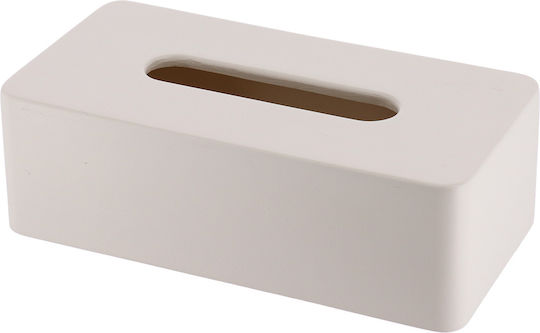 Polyresin Държач за Кърпички Бежов 13.5x26x8см DS-4388000