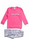 Comfort Kinder Schlafanzug Baumwoll Rosa