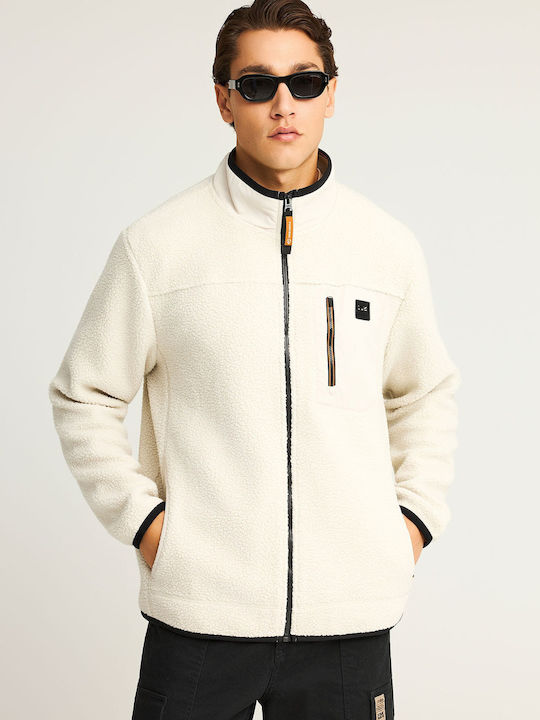 Ανδρική Ζακέτα Fleece CLOUD CREAM