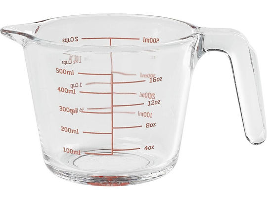 Aj Γυάλινος Δοσομετρητής Κουζίνας 500ml