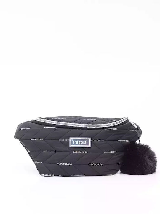 Fragola Kids Waist Bag Black 29cmx14cmx8cmcm