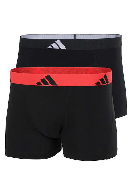 adidas Active Flex Ανδρικά Μποξεράκια Μαύρα 2Pack