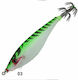 Top One Squid Jigs Fluorescent 7cm Green
