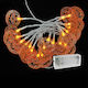 20 Lumini LED Cu Baterii Dovleci Albi Cald Controller IP20 2,3m Xmasfest 1133888