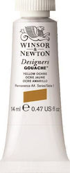 Winsor & Newton Tempera Colour Paints Designers Yellow Ochre 14ml Winsor & Newton Tempera Colour Paints Designers Yellow Ochre 14ml