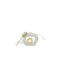 Makwedding Tabletop Lucky Charm Pomegranate White Ceramic 1pcs