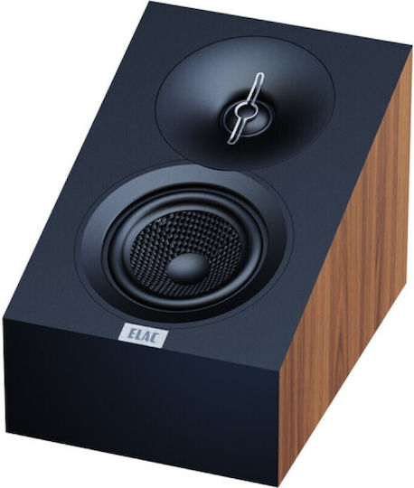 Elac Debut A4.3 Paar Hi-Fi Lautsprecher Wandmontiert 80W B17.2xT24.6xH17cm. Walnut Brushed Vinyl
