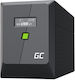 Green Cell UPSLP1050 Unitate UPS Linie Interactivă 1500VA 1050W