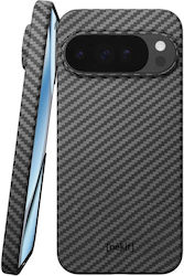 Google Pixel 10 Pro XL Nekit Fiber Hard Back Cover Compatible with Magsafe Aramid Fiber 1mm 1500d Kevlar Black