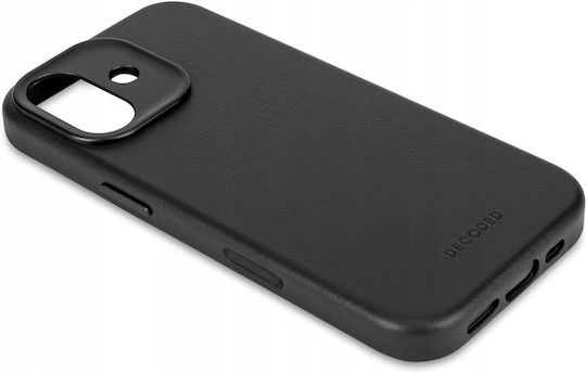 Decoded Backcover Back Cover Piele 1mm Negru (iPhone 17)