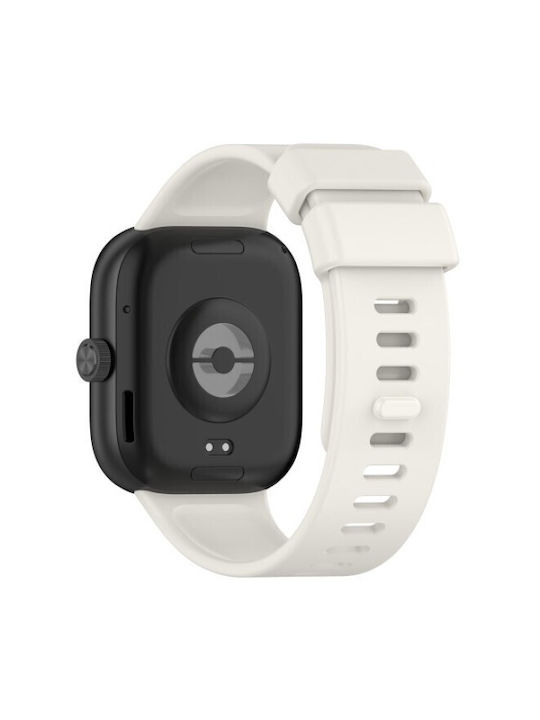 Λουράκι Silicone Xiaomi Redmi Watch 4/redmi Watch 5 Smart Band 8 Pro Άσπρο