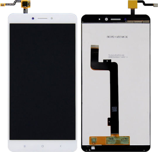 Οθόνη Display με Μηχανισμό Αφής για Xiaomi Mi Max 2 (Λευκό)
