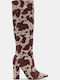 Leder Damenstiefel Braun