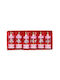 Ornamente de Crăciun pentru Brad Set 6 Bucăți Carusel 3x8cm Cadou 16918