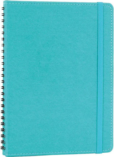Set 40 Notebooks Spiral Ruled Light Blue