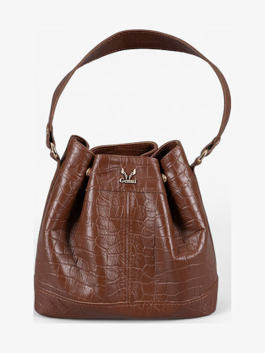 Genui Leather Leder Damenbeutel Schultertasche ...