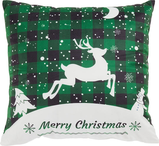 Das Home Christmas Decorative Pillow Square Green 45x45cm