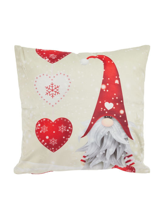 Das Home Christmas Decorative Pillow Square Beige 45x45cm